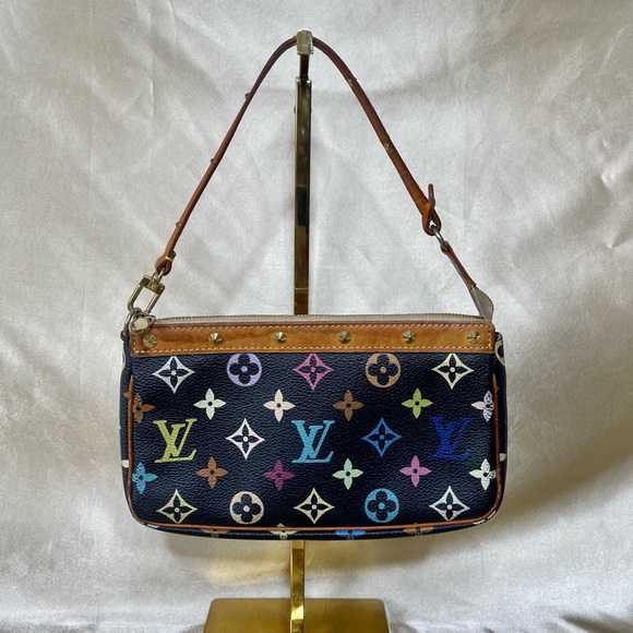 Louis Vuitton multicolor Takashi Murakami pochette accessories vintage Y2K